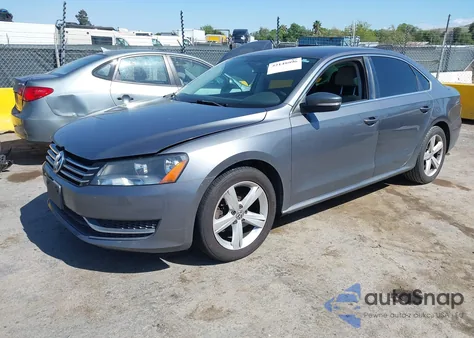 2013 Volkswagen Passat 2.5L Se from USA, damaged, VIN 1VWBP7A35DC148149
